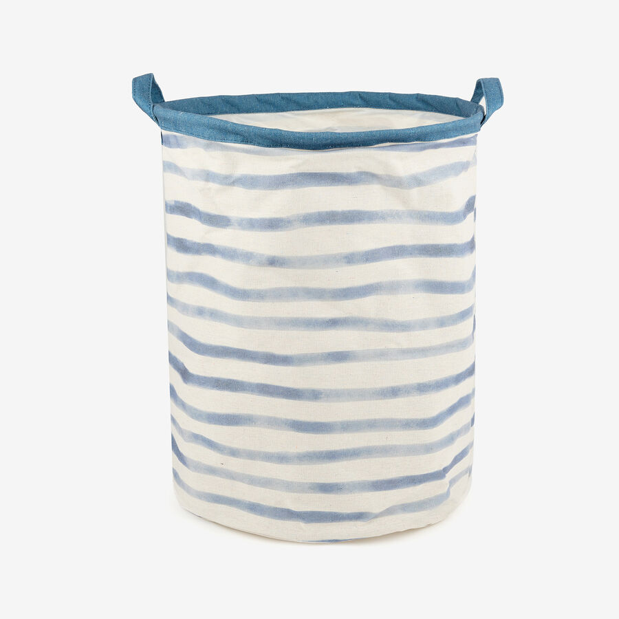 Cesta de ropa de rayas azules Blue &Oslash;35x45cm