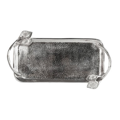Bandeja de hojas de aluminio con asas