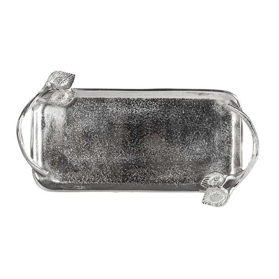 Bandeja de hojas de aluminio con asas