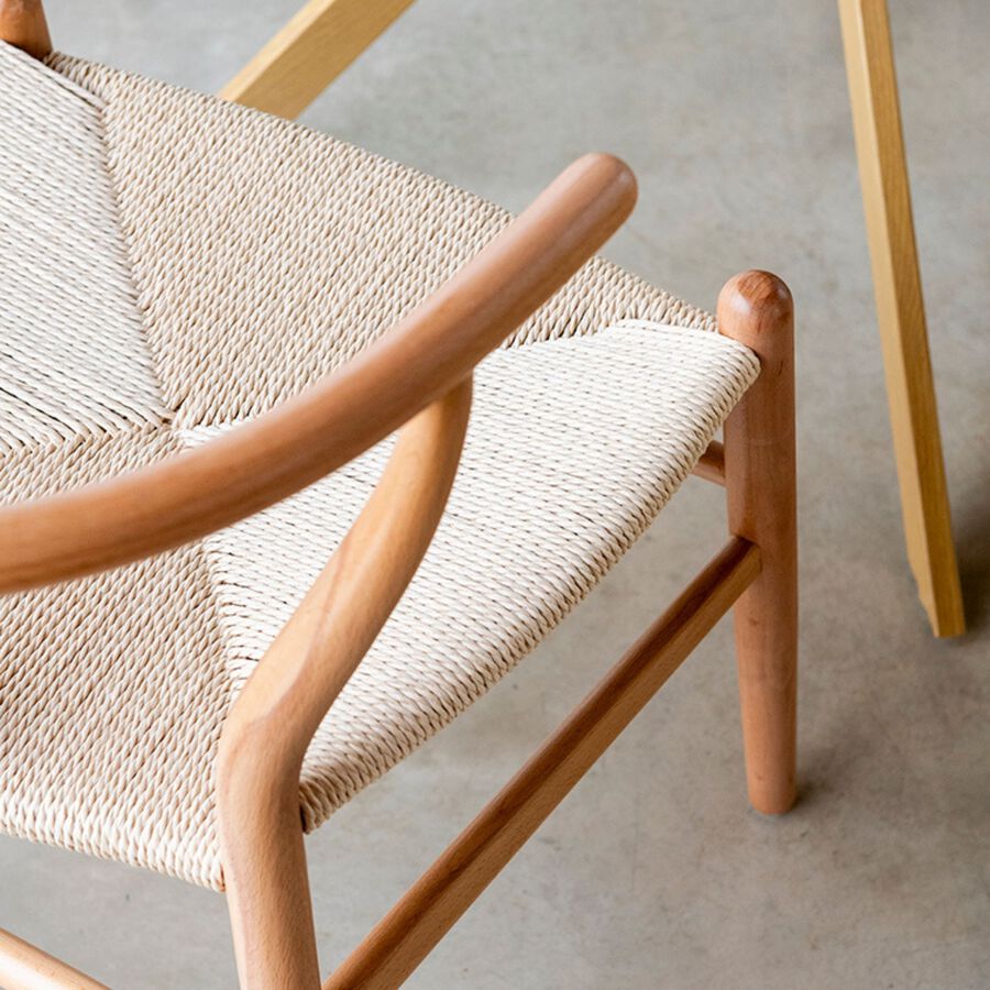 Silla de comedor de madera de haya Irma 56x52x76cm