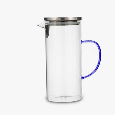 Jarra de vidrio ligera con tapa de acero inoxidable Marea 1,4L