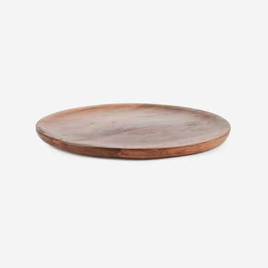 Plato de madera nogal de 28cm