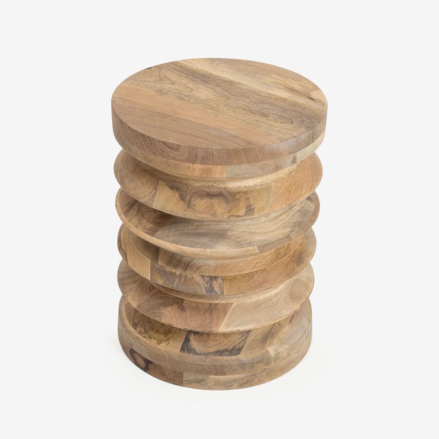 Mesa auxiliar mango Volos Ø39x50cm Clau&Chloe