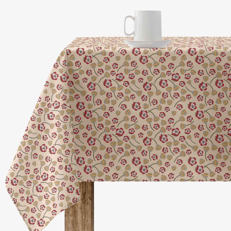 Mantel resinado camelia Botanicals 140x200cm Clau&Chloe