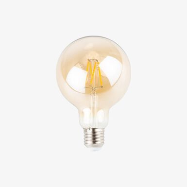 Bombilla LED filamento decorativo Globo &Oslash;9,5x14,5cm - G95 4W