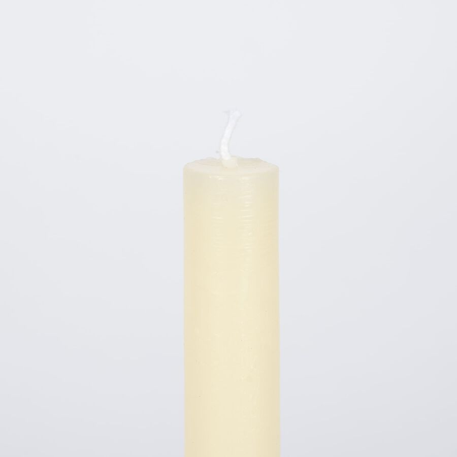 Vela candelabro marfil 20cm