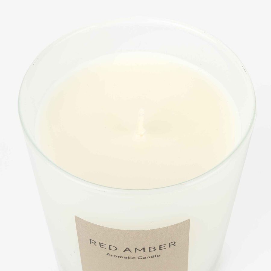 Vela aromática Red Amber en vaso de cristal 180gr Casa Viva