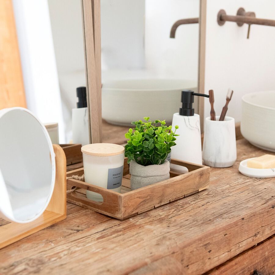 Vela aromática Marine en vaso de cristal 180gr Ø8x9cm Casa Viva