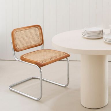 Silla de comedor de ratán Leonor 47,5x63,5x82cm Clau&Chloe