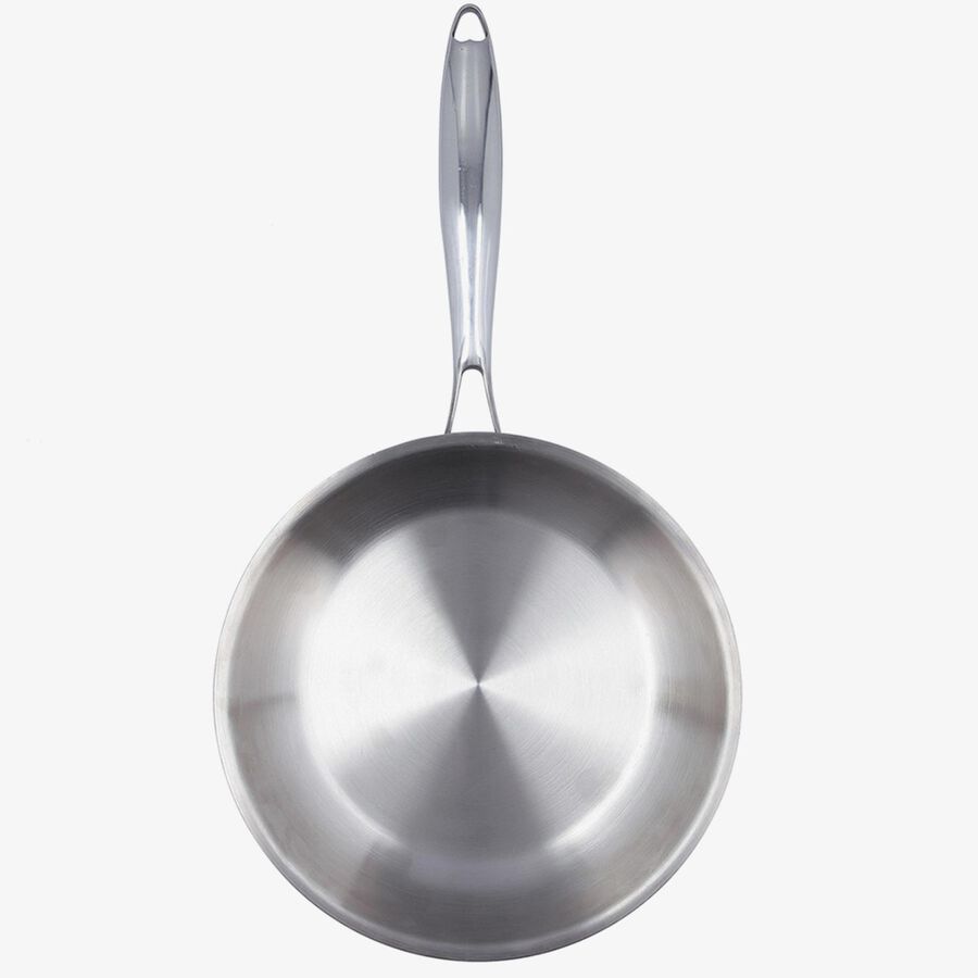 Sarten de acero in&oacute;xidable Cromo 30cm 