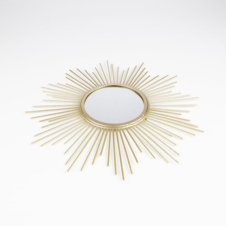 Espejo de metal Sun 32cm
