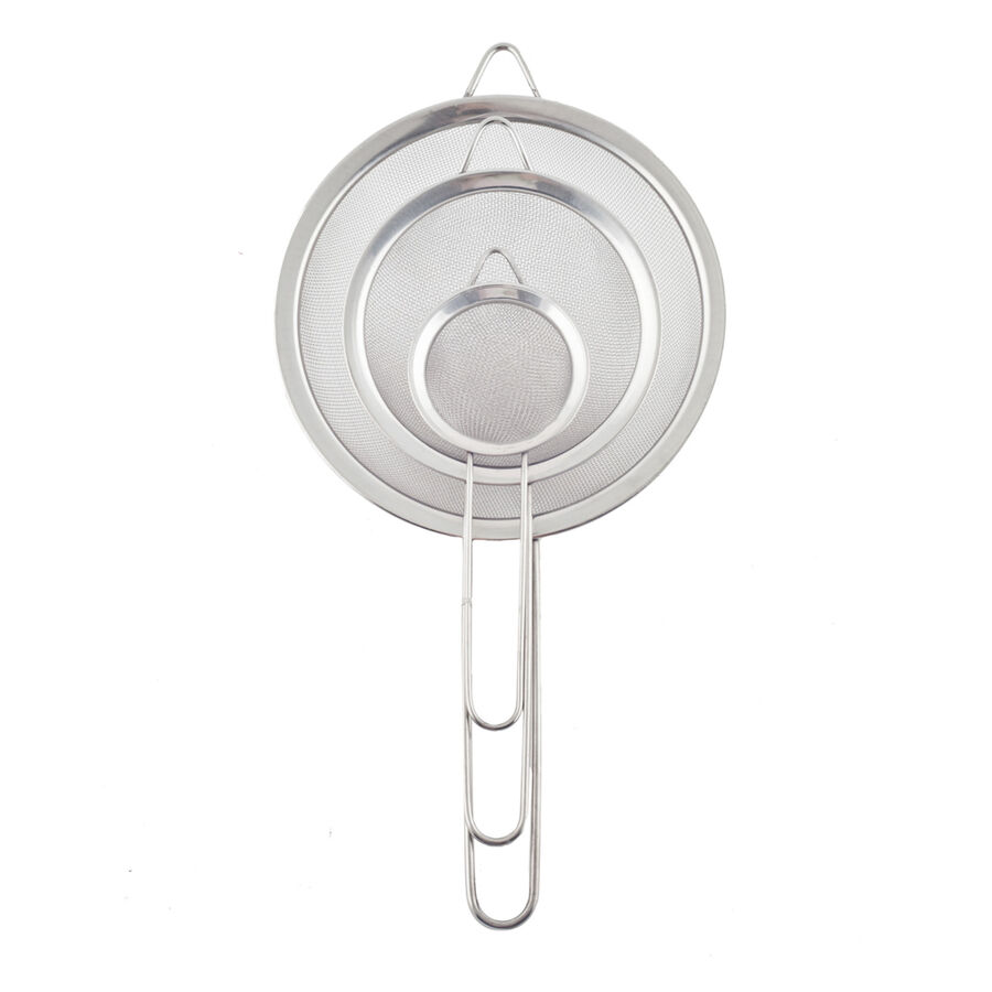 Conjunto de 3 coladores acero inoxidable