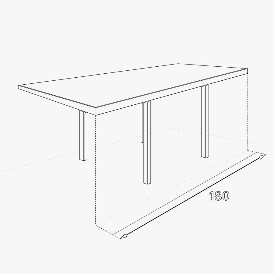 Mesa de comedor de jard&iacute;n extensible de aluminio crema Piazor 90x90x76cm
