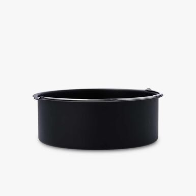 Molde de acero negro con asa 23x8cm para Airfryer