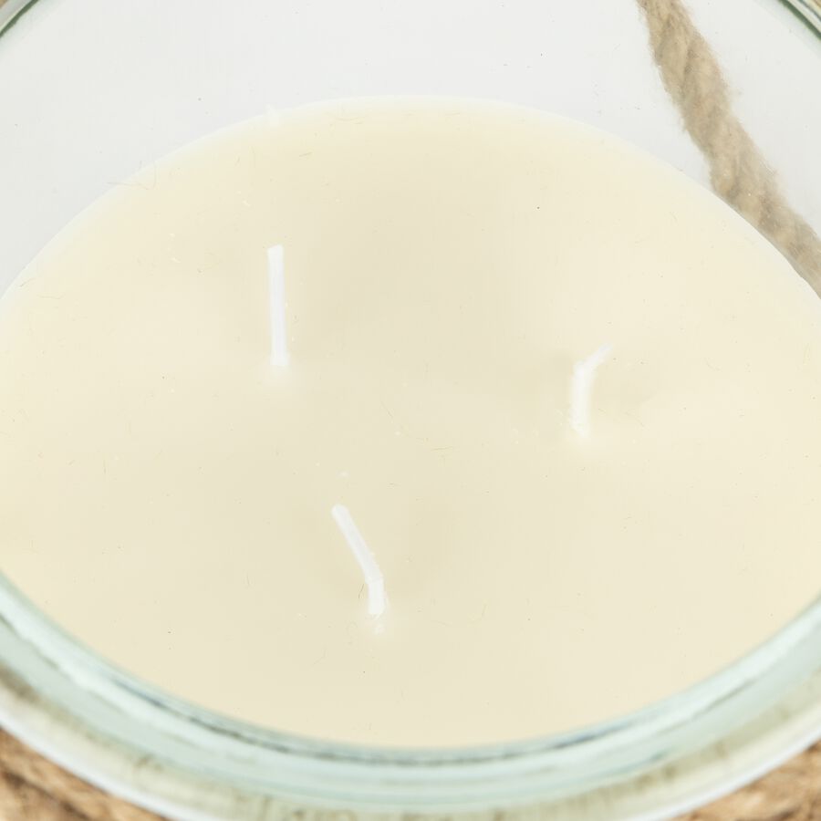 Vela de cristal vainilla &Oslash;14x17cm