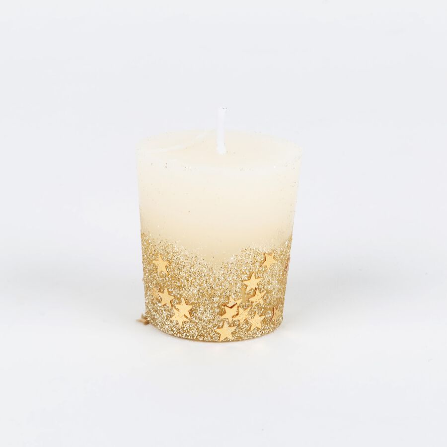 Set de 4 velas Votive crema 4cm
