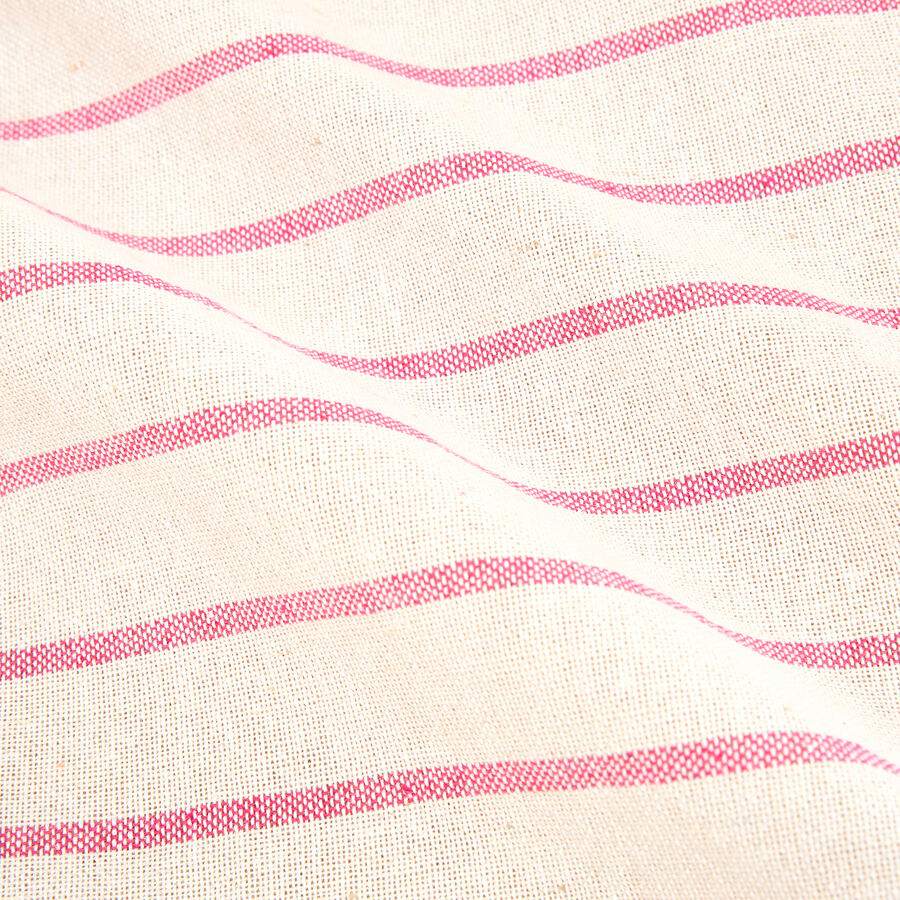 Mantel de algodón raya roja Modena 150x200cm