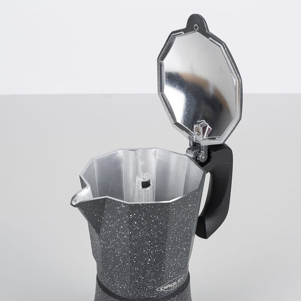 CAFETERA BRA PERFECTA BLACK A170485 - 6 TAZAS - ALUMINIO - FONDO PA