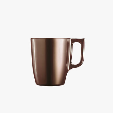 Mug de vidrio chocolate Flashy 25cl