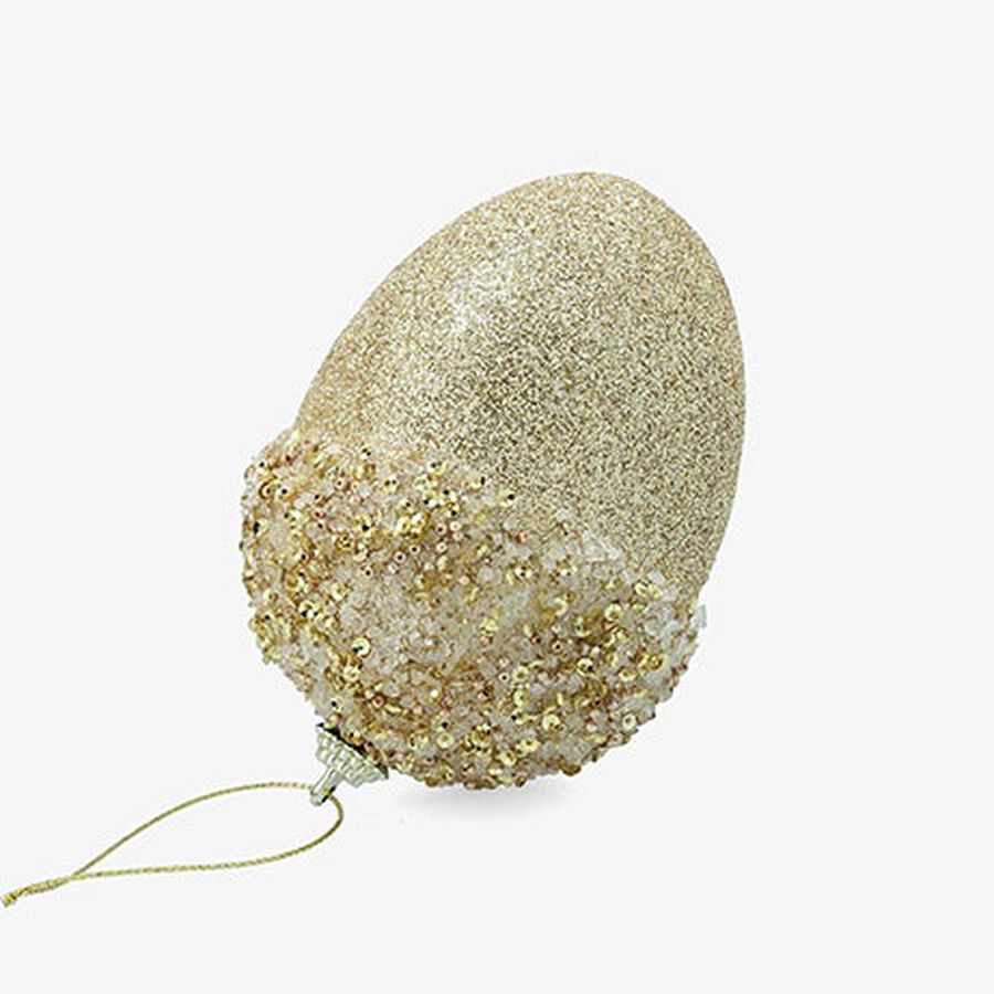 Bola de Navidad bellota dorada 11cm