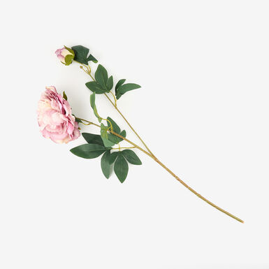 Flor artificial peonia lila 70cm