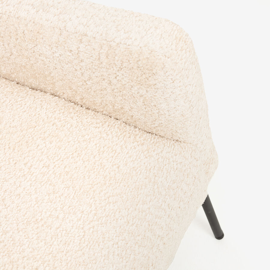 Butaca beige Mysteva 70x78x79cm Clau&Chloe