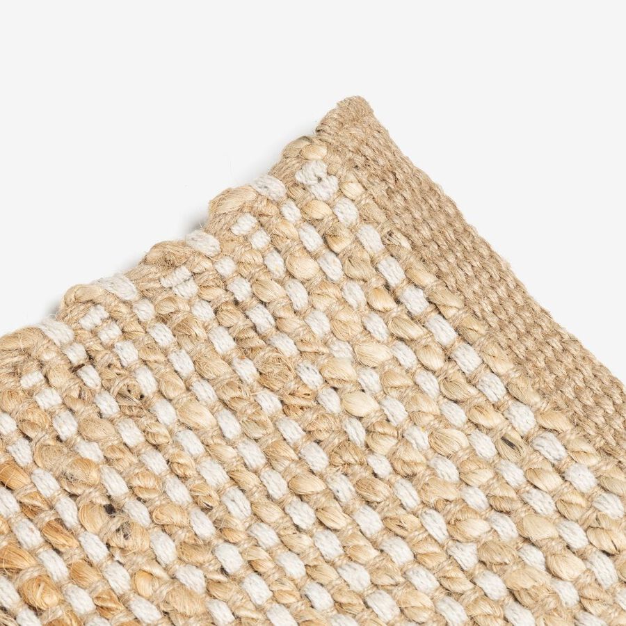 Alfombra de algod&oacute;n y yute Minerva 170x120cm