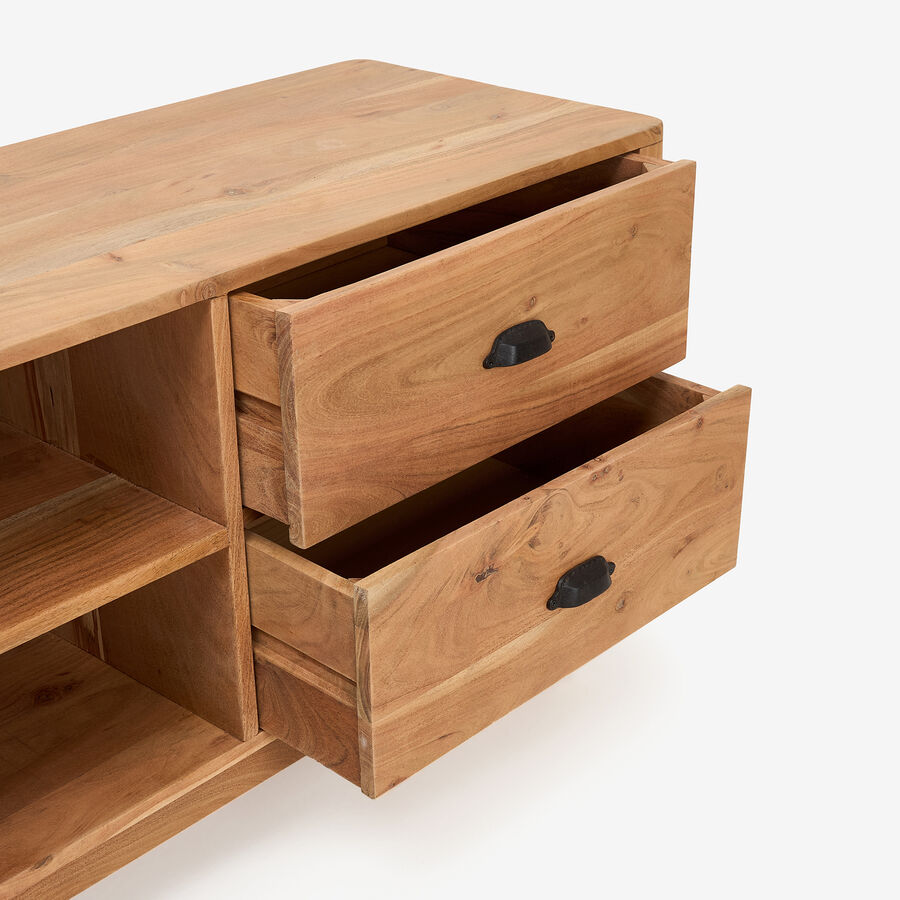 Mueble de televisión de madera Attic 160x40x55cm Clau&Chloe