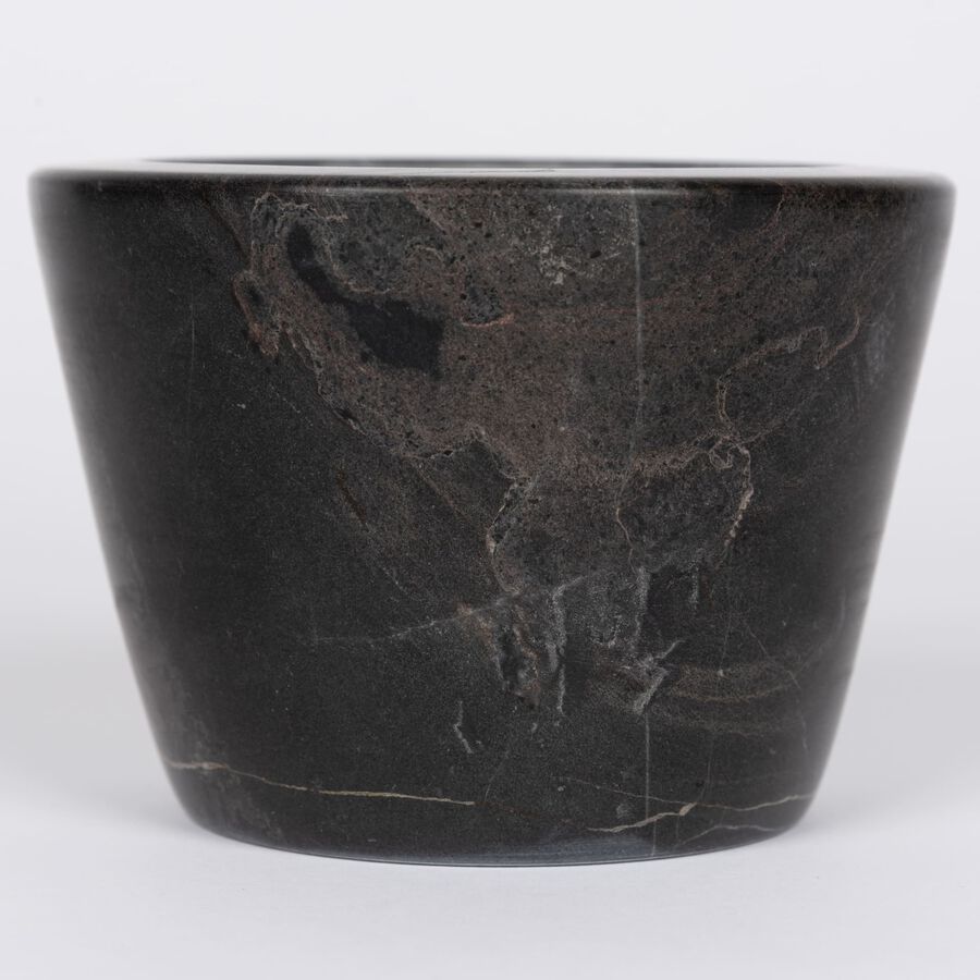 Mortero de mármol negro 14cm