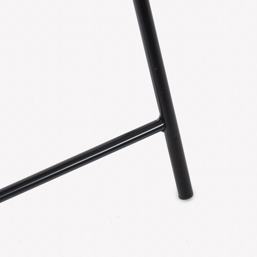 Mesa auxiliar de madera plegable marron 48x38x64cm