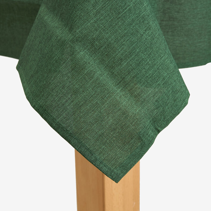 Mantel verde bordado Árbol Nevado 150x250cm