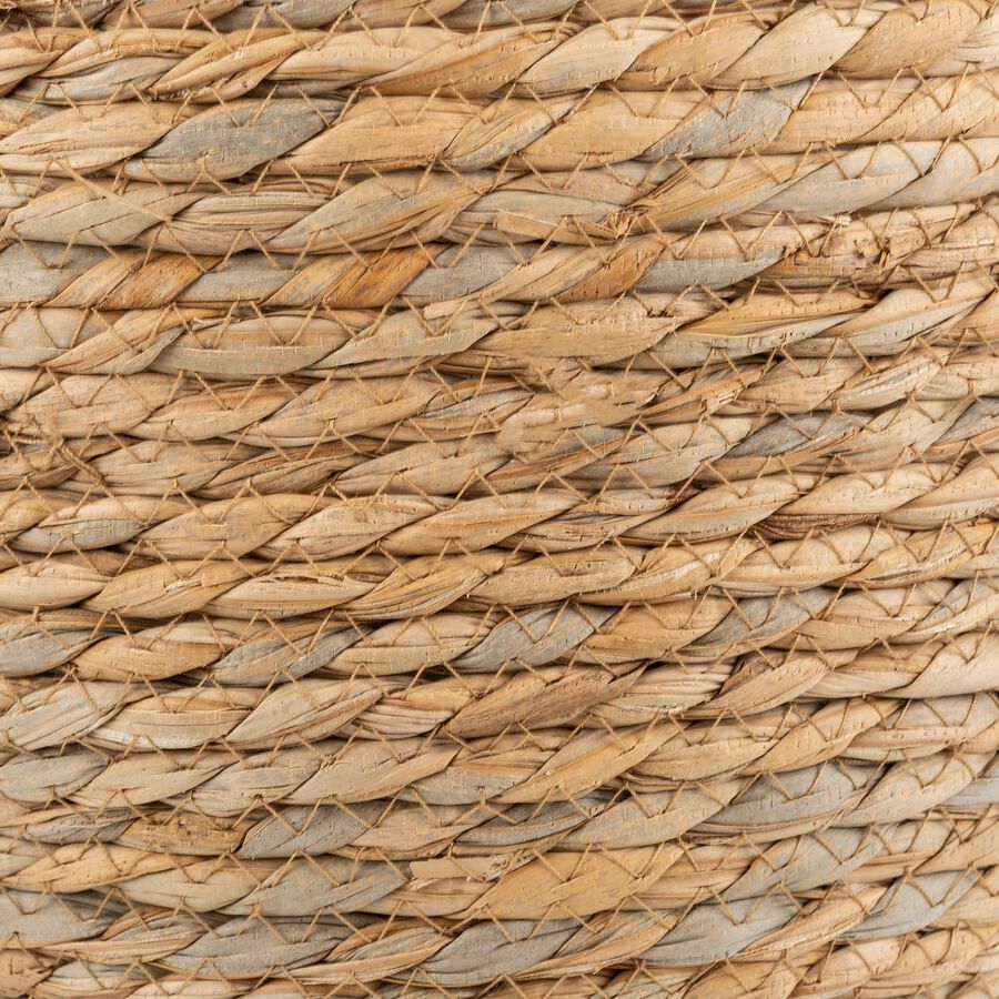 Cesta con asa esparto Magret Ø23x23cm