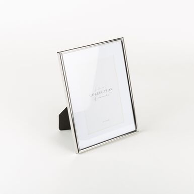 Marco de fotos de metal plateado Kilim 10x15cm