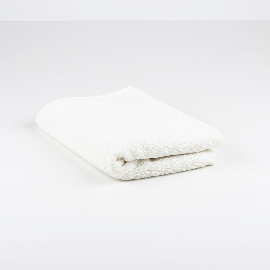 Alfombra de ba&ntilde;o algod&oacute;n Off White 50x70cm