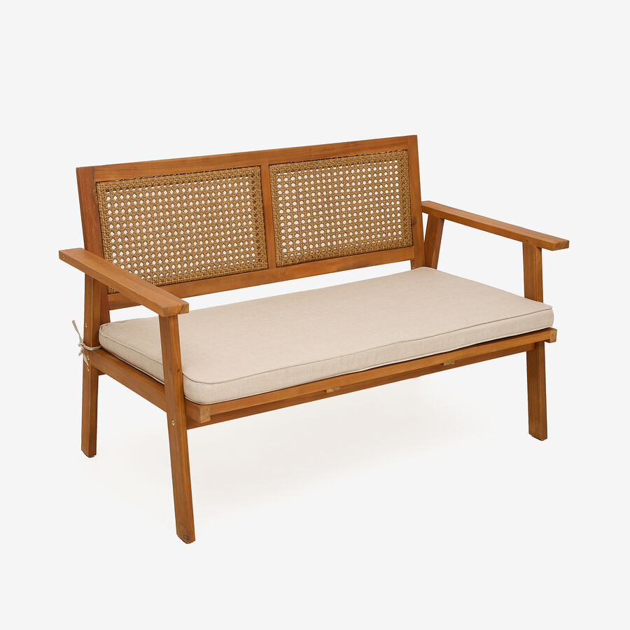 Set de jardín de 4 piezas de madera de acacia Corfu