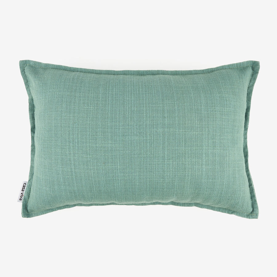 Funda de coj&iacute;n de algod&oacute;n verde Frida 30x45cm
