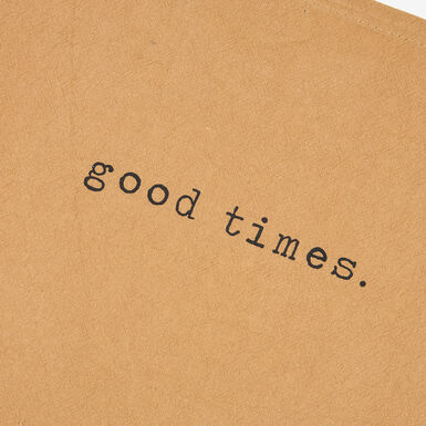 Delantal de cocina de algodón mostaza 80x70cm