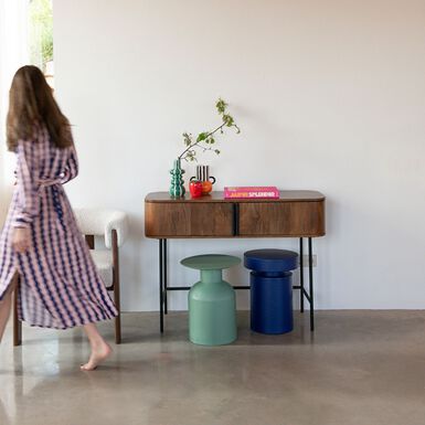 Consola de madera de mango Hulta 110x40x80cm