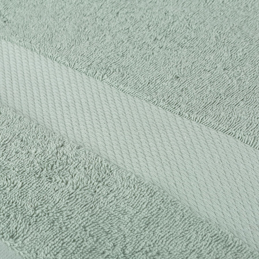 Toalla de ducha de algodón verde agua Vic 70x140cm - 500 gr/m²