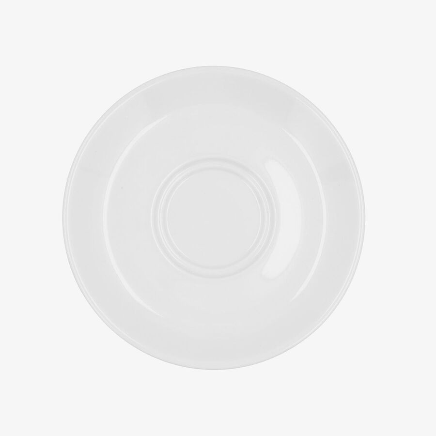 Plato para taza de t&eacute; blanco de porcelana Cantina &Oslash;15cm