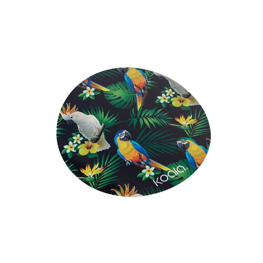 Set de 4 posavasos Loros &Oslash;7cm