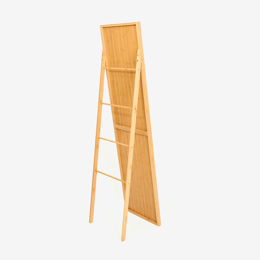 Espejo de pie de bamb&uacute; Dabir 160x41cm