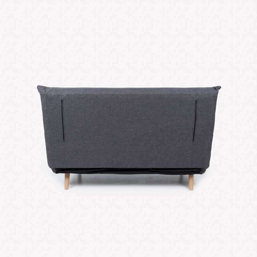 Sof&aacute; cama individual gris oscuro 127x91x84cm