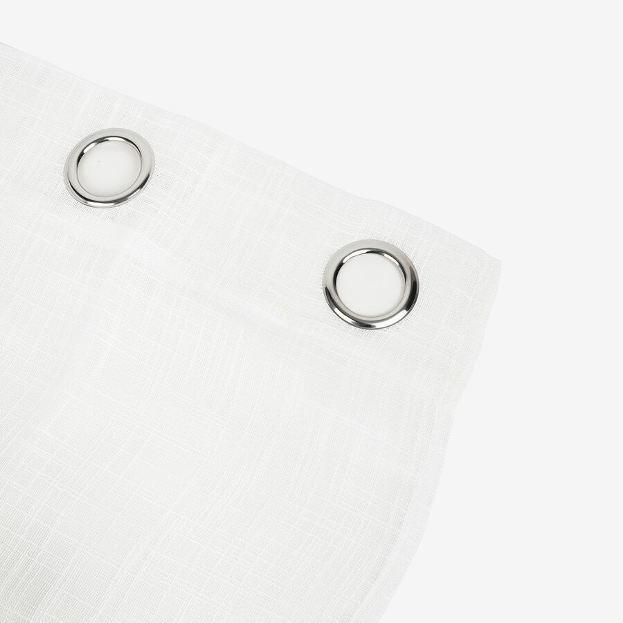 Cortina de poli&eacute;ster blanca 140x240cm