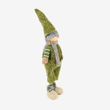 Figura decorativa Muñeco de pie verde 45cm