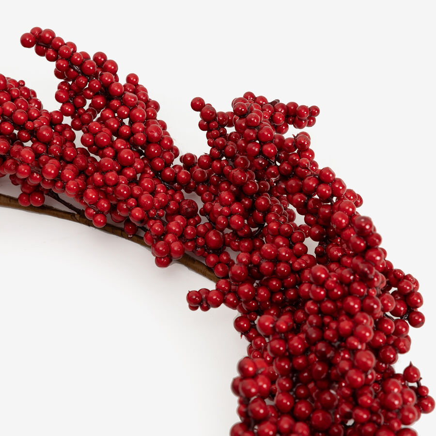 Guirnalda de bayas rojas 183cm