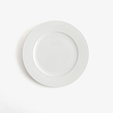 Plato llano de porcelana new bone china blanco Lara &Oslash;27cm