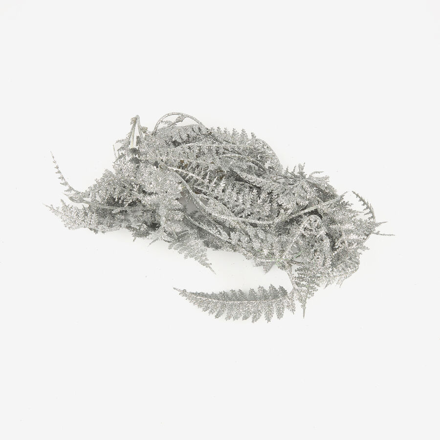 Guirnalda para árbol de hojas plateadas 180cm