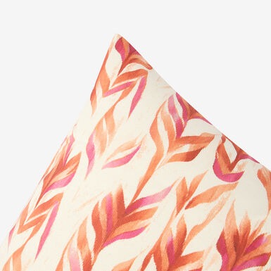 Funda de cojín de algodón cuadrada rosa Arce 45x45cm