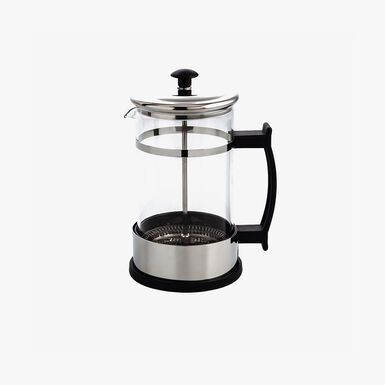 Cafetera de &eacute;mbolo de vidrio y acero inoxidable 0,6L